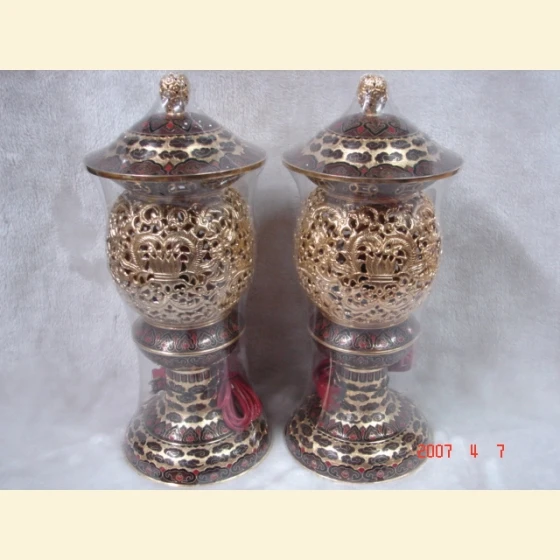 Gilded Shrine Lantern 7.6 inches