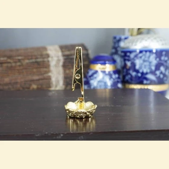 Lotus Flower, Vajra, Bagua Incense Clip - Taiwanese Treasures