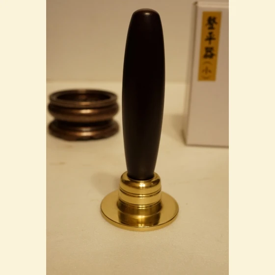 Copper incense ash leveler