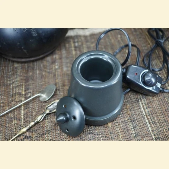 Peace Bell Incense Burner (Black Crystal)