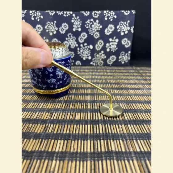 Incense spoon, incense shovel, and incense slab three-piece set