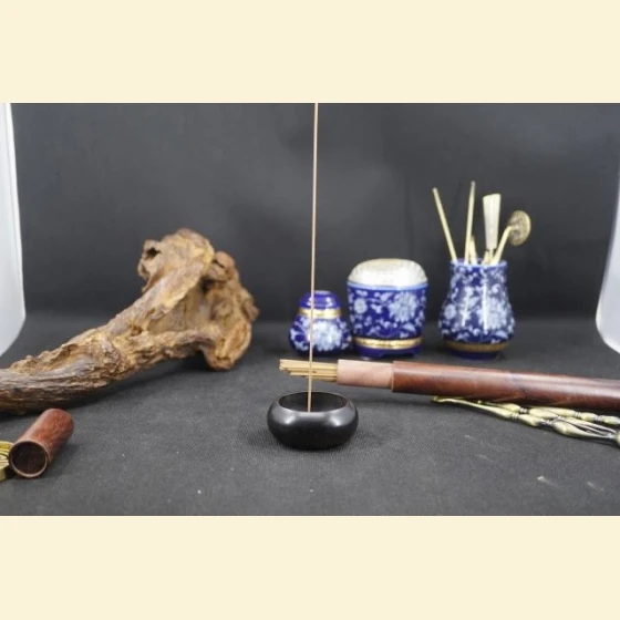 Ebony Miniature Incense Burner