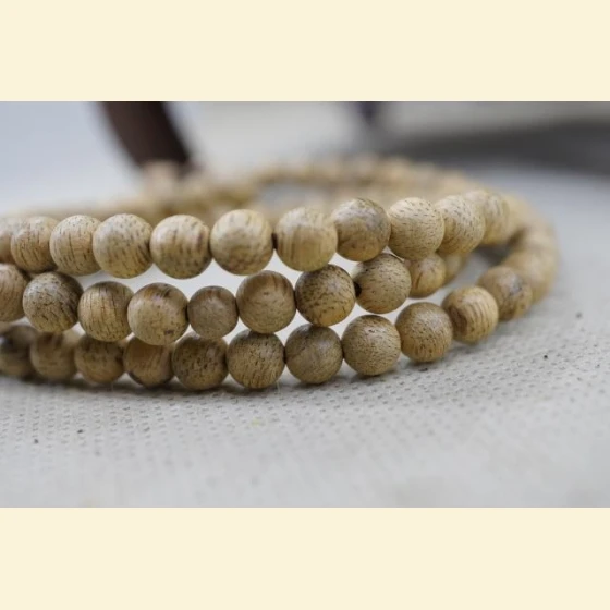 Cambodian agarwood prayer beads, 6mm-108 beads