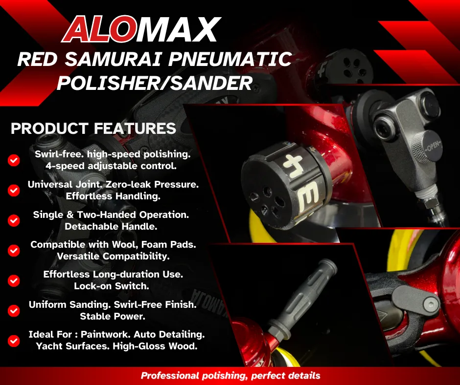 Red Samurai Pneumatic Polisher / Sander