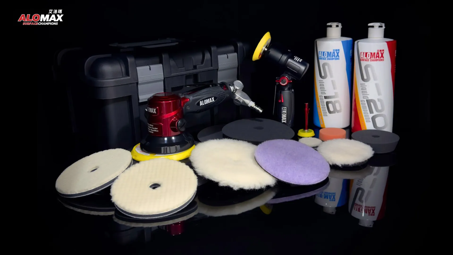 Red Samurai Pneumatic Polishing & Sanding Kit