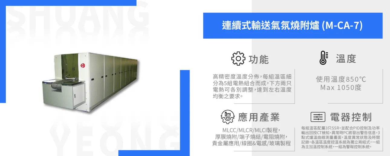 Continuous Conveyor Atmosphere Firing Furnace (M-CA-7)