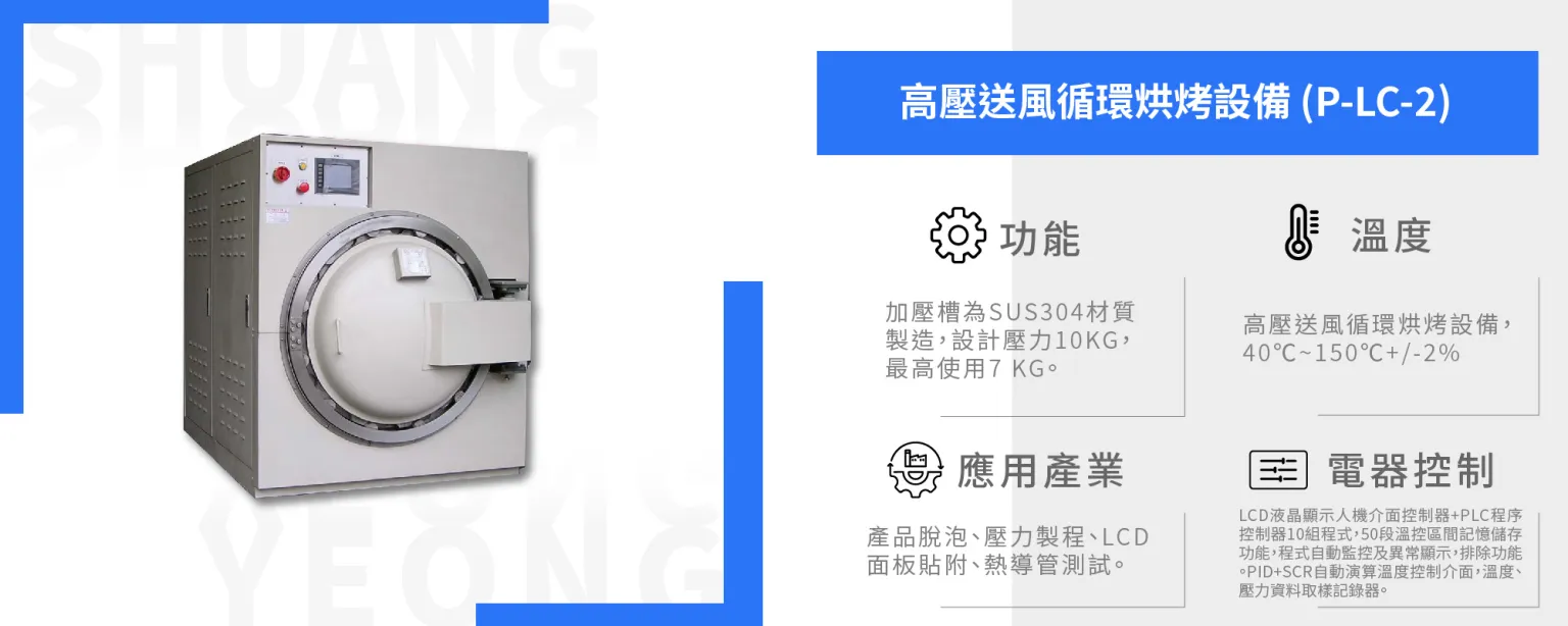 High-Pressure Forced-Air Circulation Baking Oven (P-LC-2)