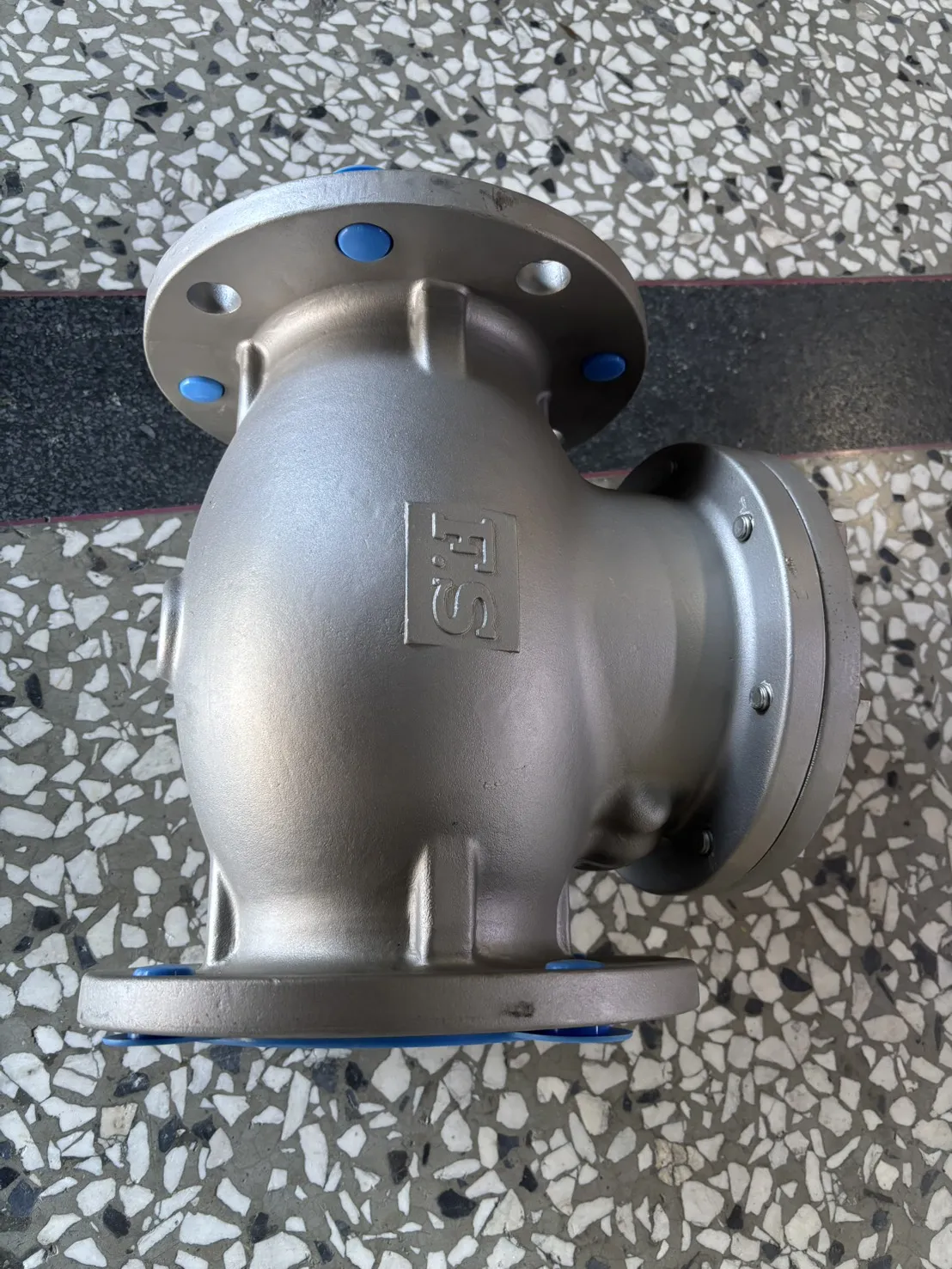 白鐵橫式逆止閥FS032