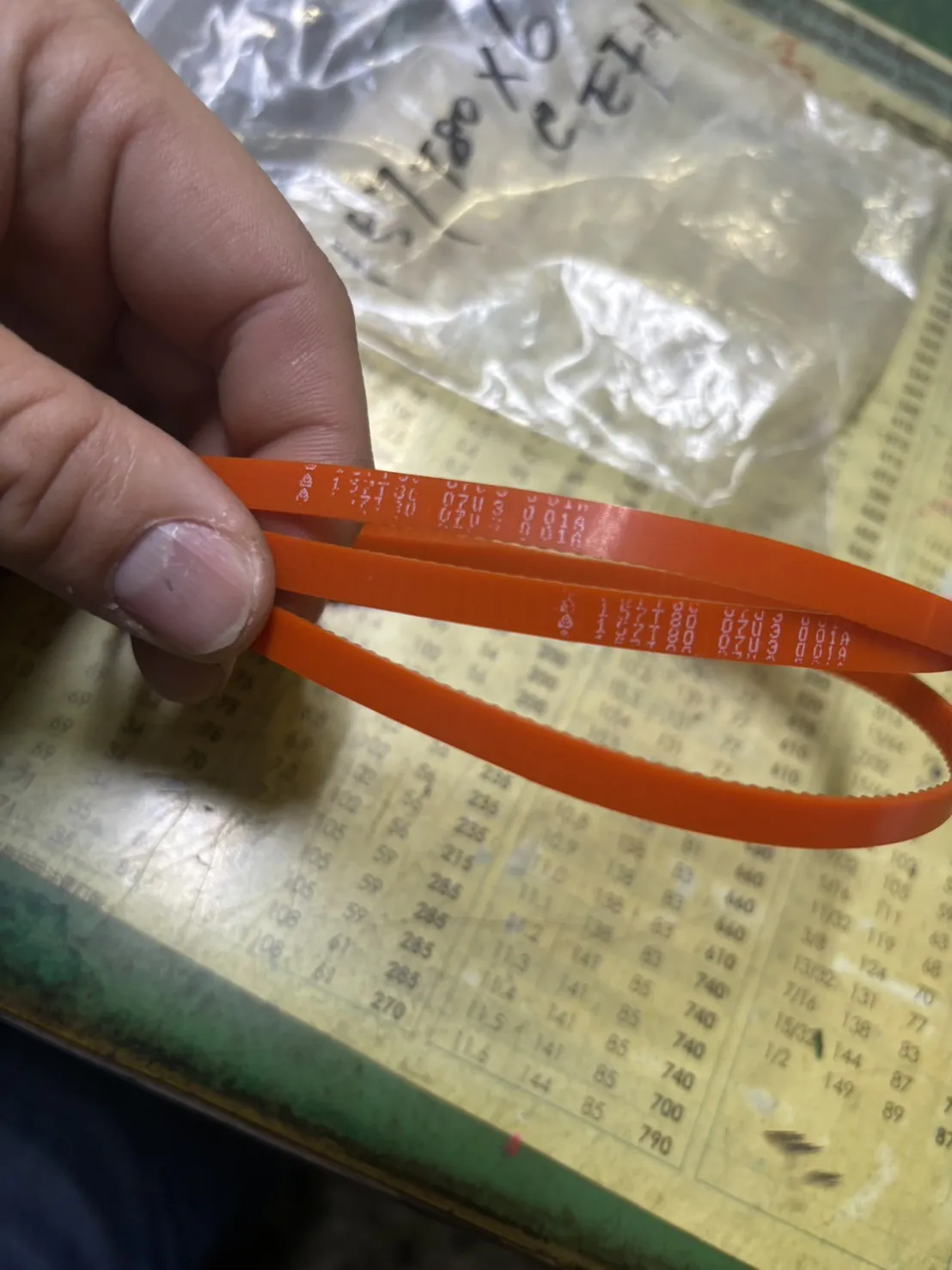 PU時規皮帶1.57T80*6mm寬