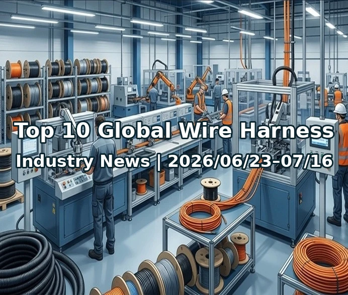 Top 10 Global Wire Harness Industry News from June 23 to July 16, 2026.