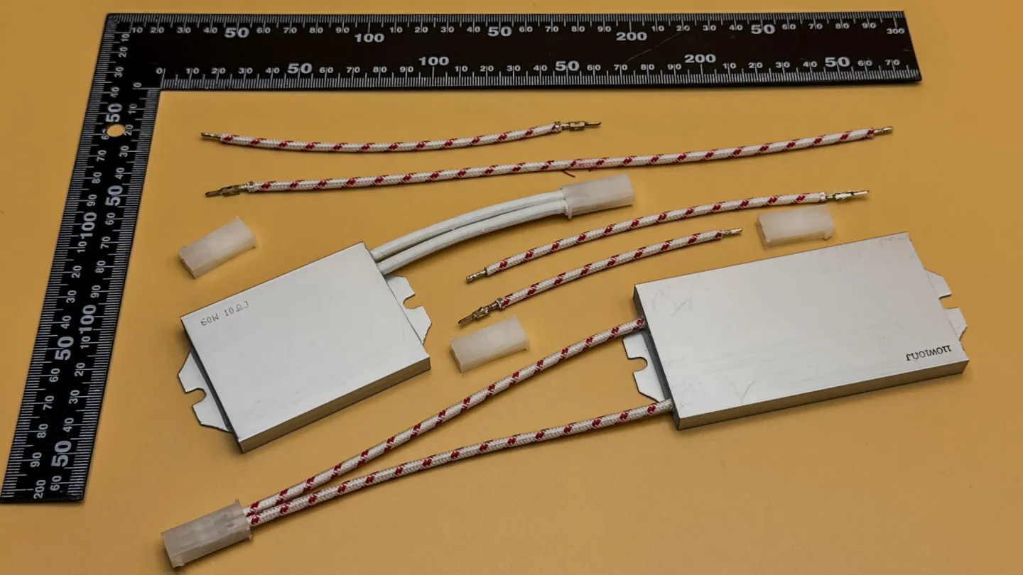 Finished high-performance aluminum housed power resistor cable assembly for AI server applications manufactured by Starway Technology