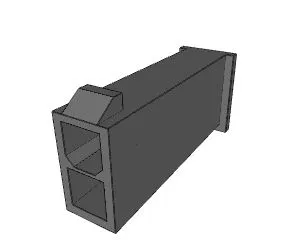 Molex Mini-Fit Jr. plug housing connector used for AI server aluminum housed power resistor assembly