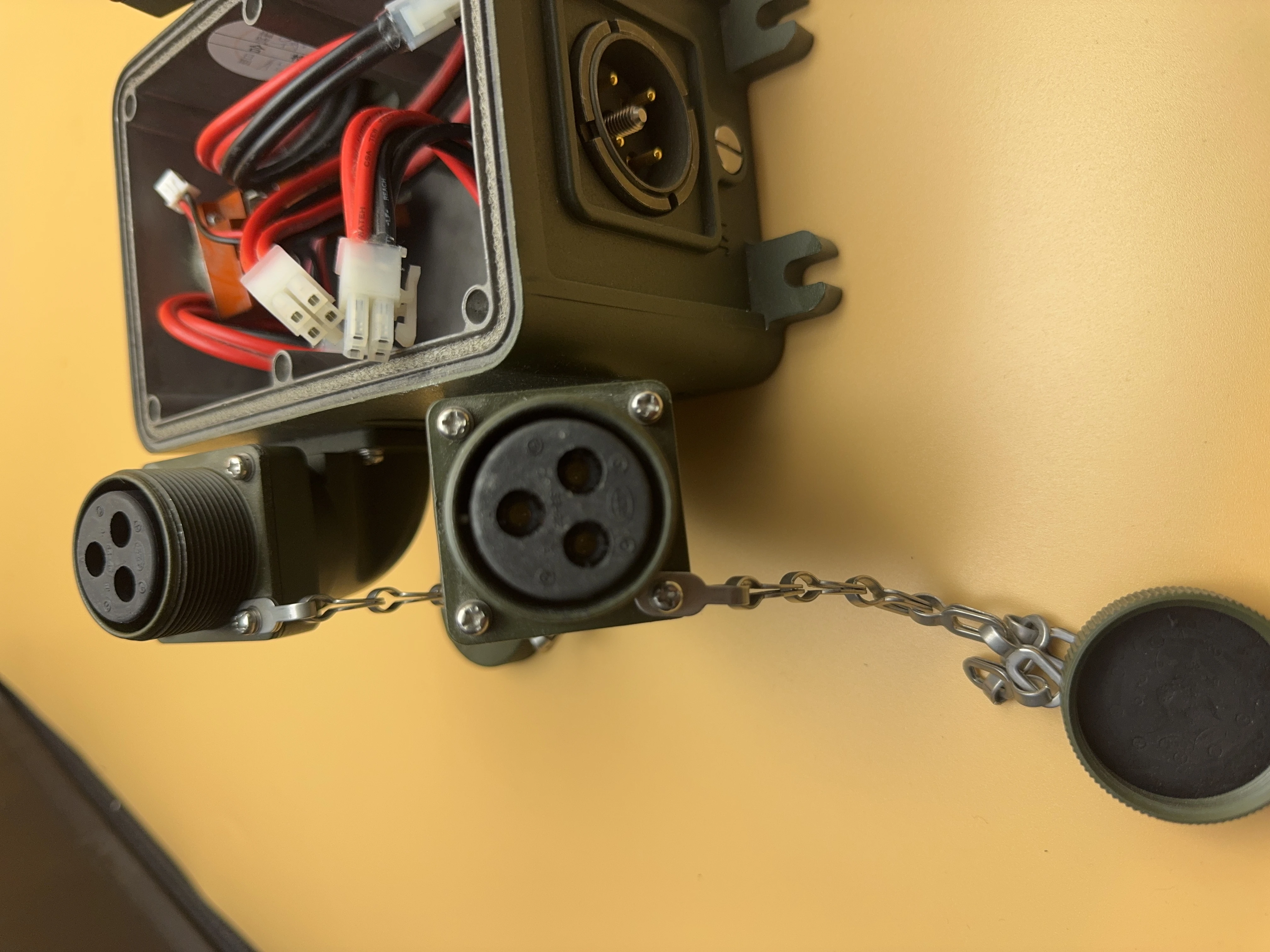 Military tactical power distributor assembly manufactured by Starway Technology