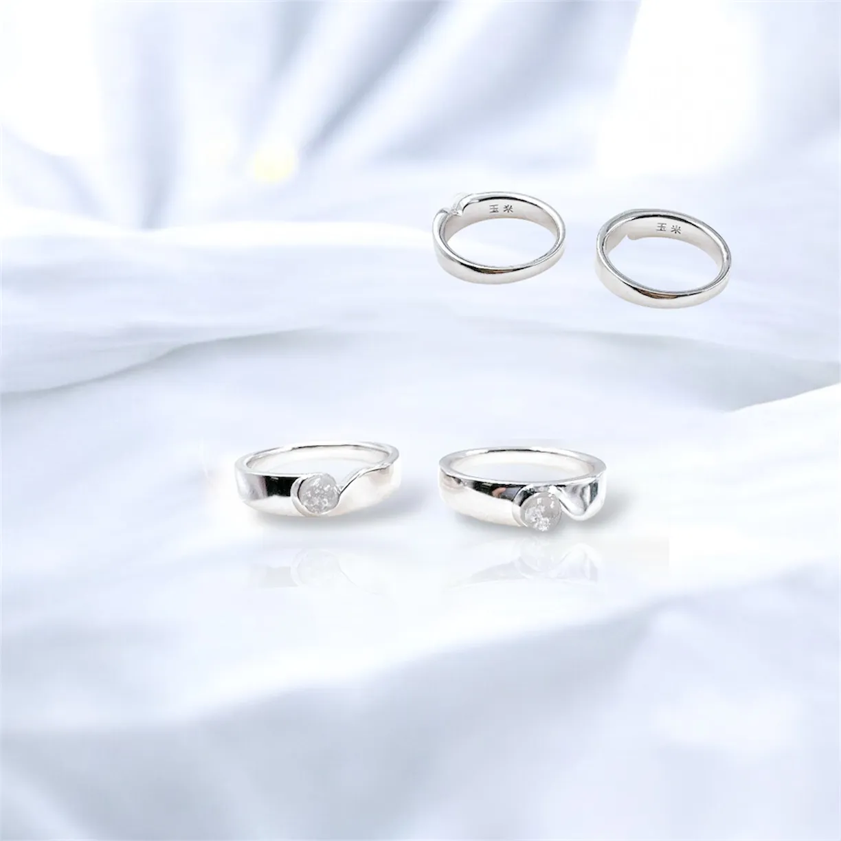 RS0001 牽手相伴 (對戒款)