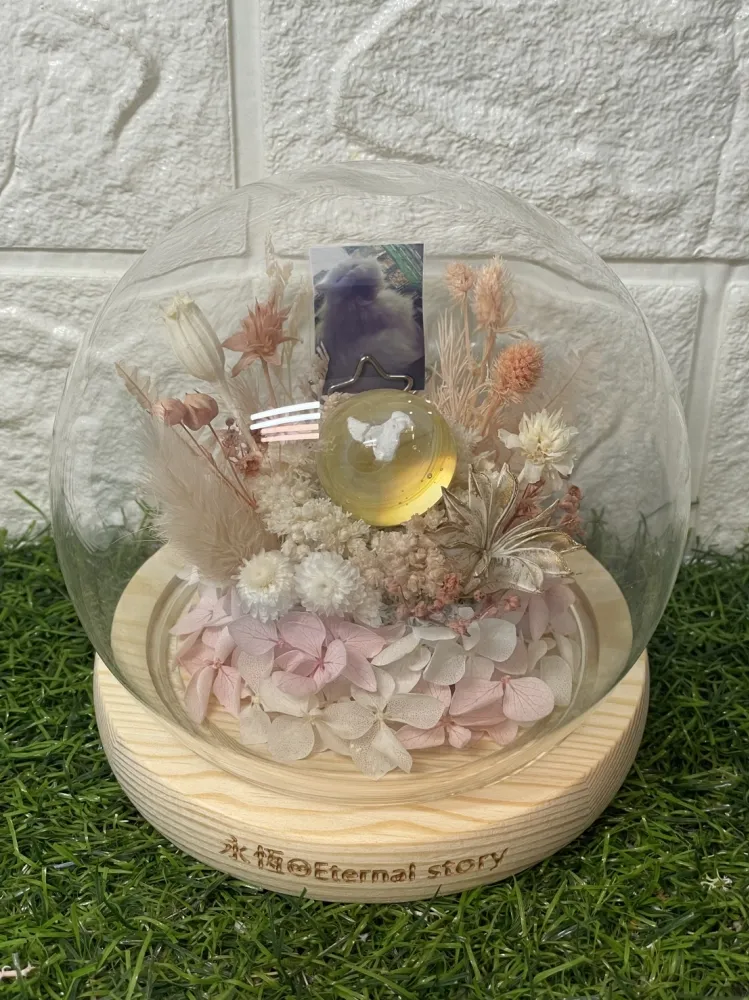 經典紀念款 永生花x琉璃星空球
