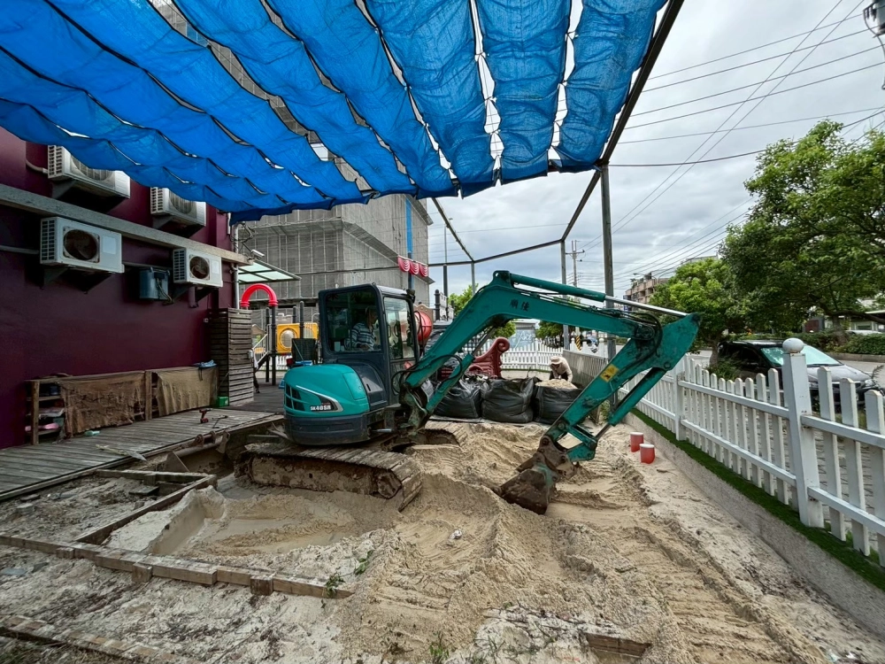 杜威幼稚園混凝土平台澆灌工程