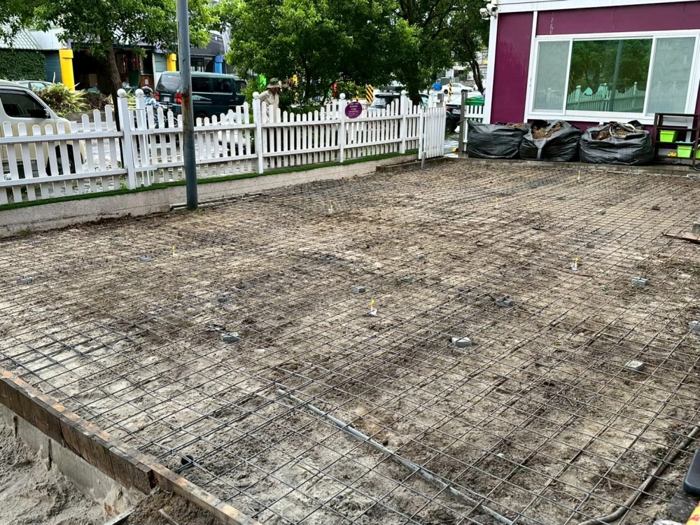 杜威幼稚園混凝土平台澆灌工程