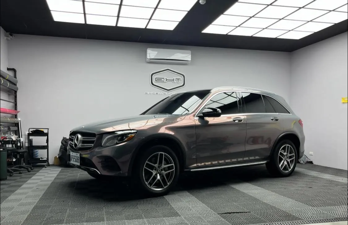 BENZ #X253全車改色-星空灰魅影｜台中車體包膜