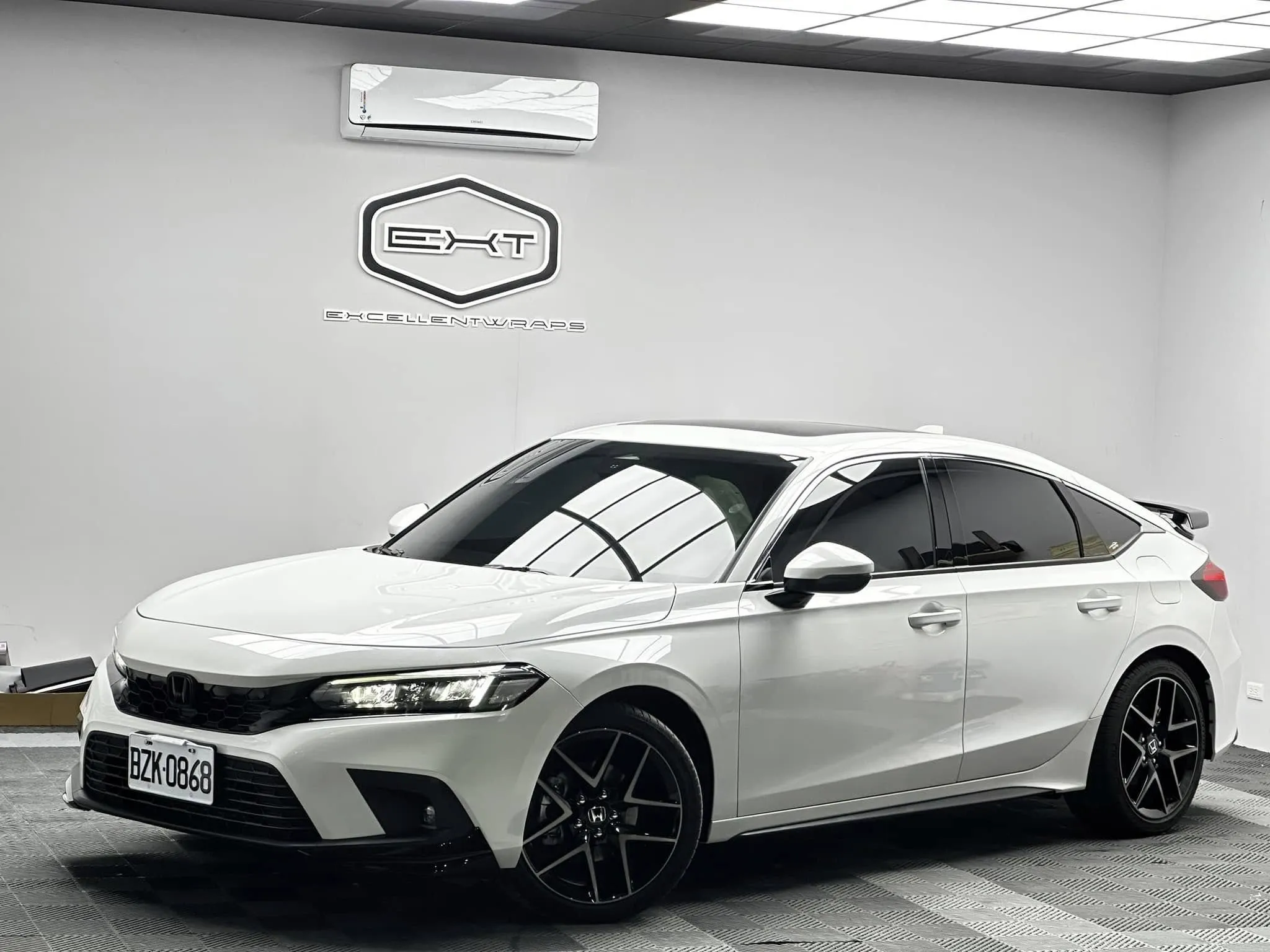#HONDA #CIVIC 全車犀牛皮KSG 亮面TPU-台中犀牛皮包膜