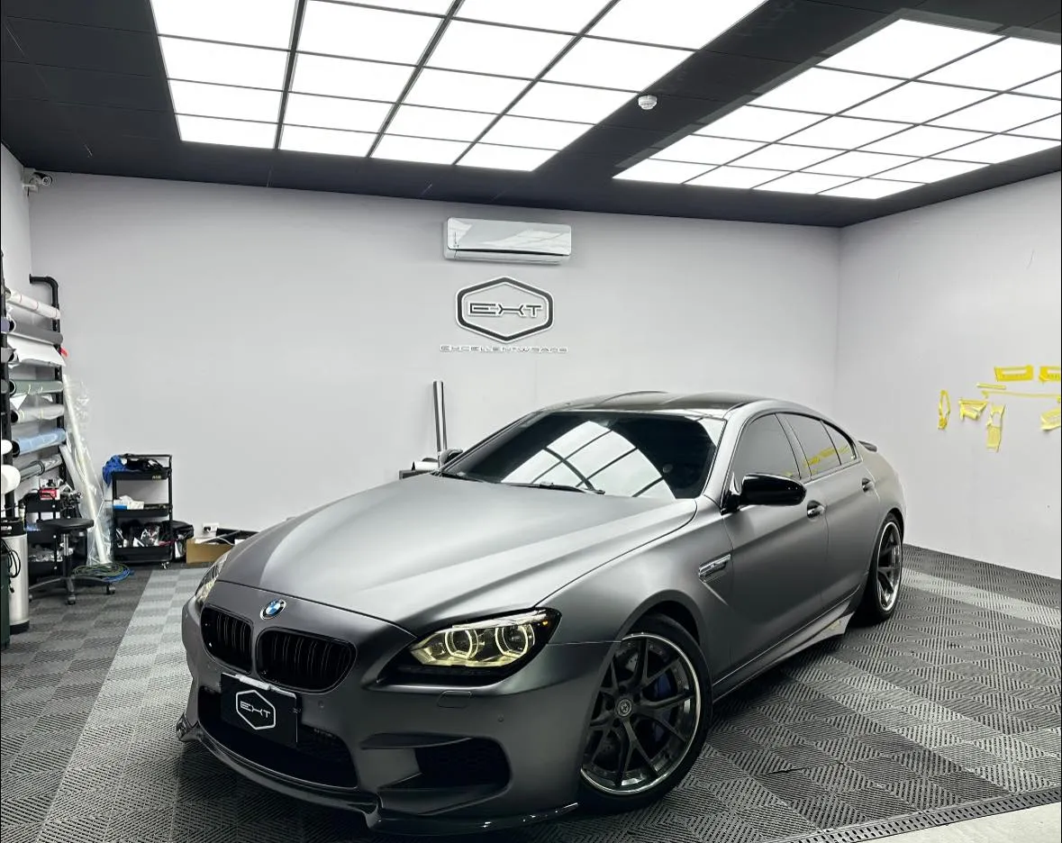 #BMW #F06 #M6 - 全車改色(原車色白）