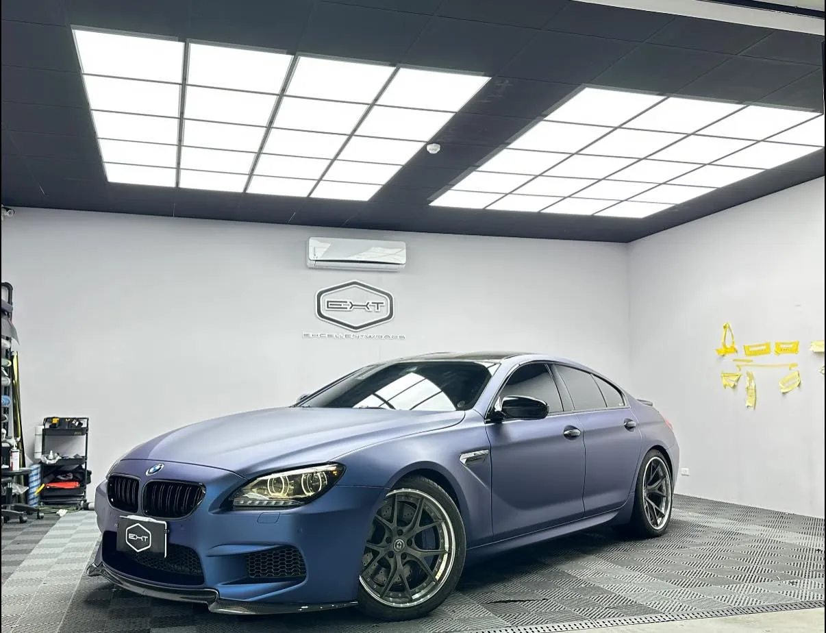 #BMW #F06 #M6 - 全車改色(原車色白）