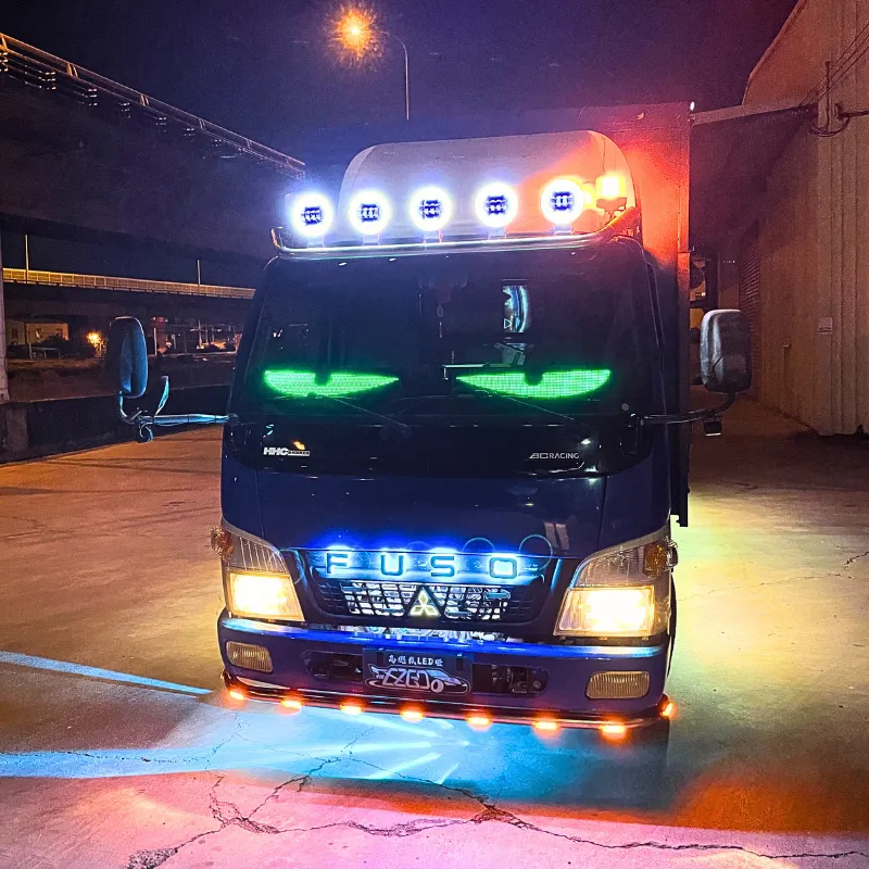 ✨西瓜燈   #FUSO車標 #崁入式小燈  #一拖二惡魔眼