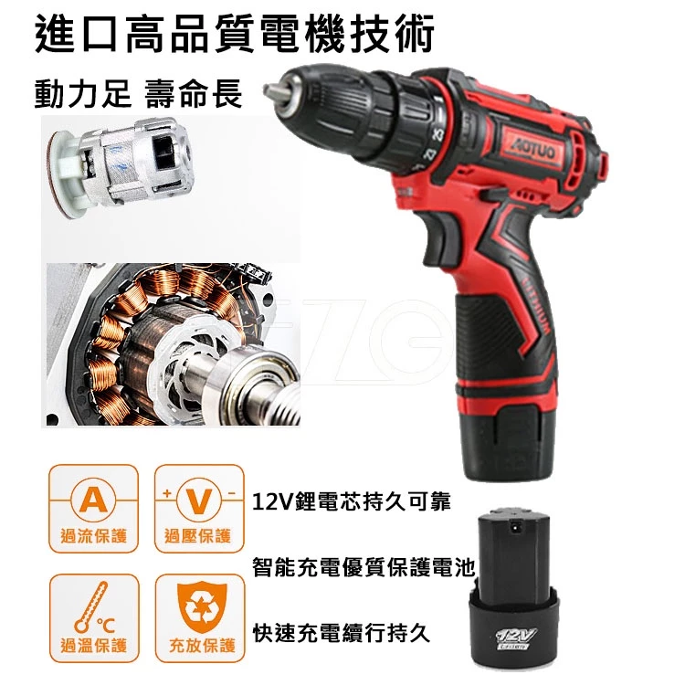 【高總裁LED 】台灣現貨 25套件工具箱 18V電池 充電電鑽 螺絲 木材鑽孔 金屬鑽孔 磁磚鑽孔 電動起子 車體