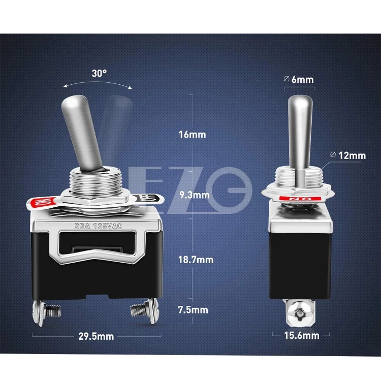 【高總裁LED 】台灣現貨 搖頭開關 二段 三段 車用開關 飛機開關 霧燈開關 啟動開關 斷電開關