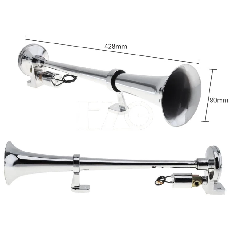 【高總裁LED 】台灣現貨 單管汽笛喇叭 12V 24V 吃風 喇叭 電控 氣喇叭 汽車 AIR氣喇叭