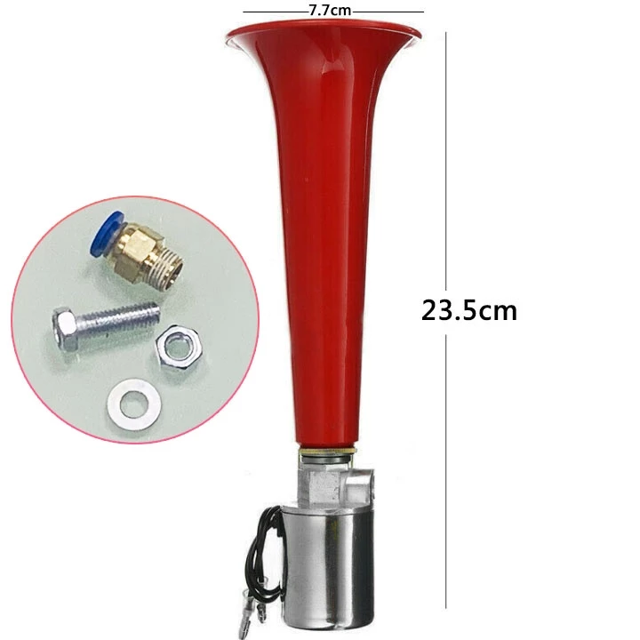 台灣現貨 鳥聲喇叭 氣喇叭 12V 24V 喇叭改裝 汽車 單管氣笛喇叭 鳥叫氣喇叭【高總裁LED 】 貨車 卡車