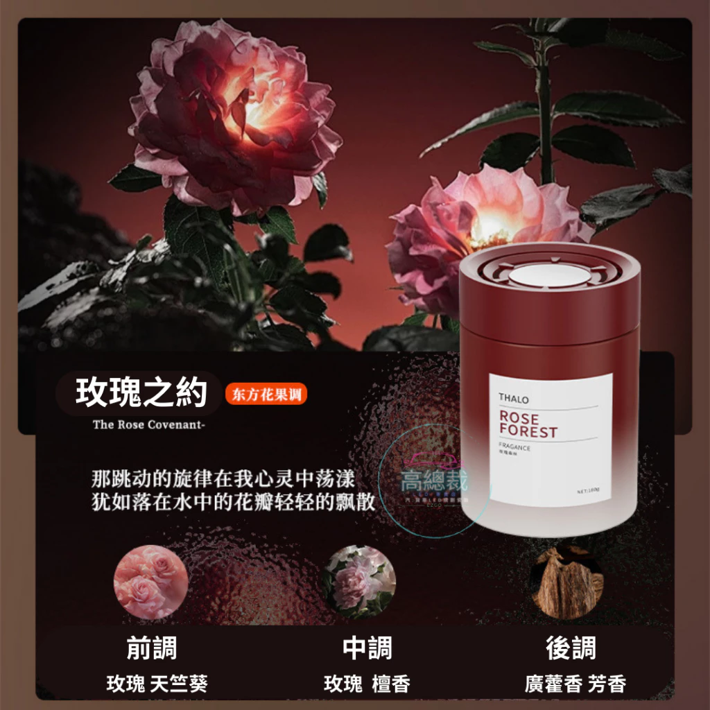 Tw現貨 若風車用香膏 3秒瞬香 汽車香水 車用香薰 室內香水 芳香劑 除異味 汽車 除臭 持續香氛 高總裁LED