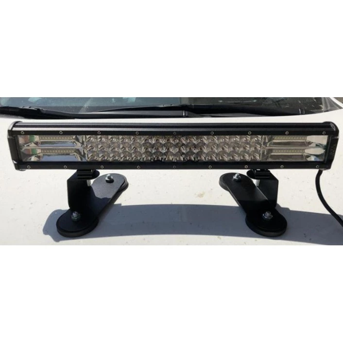 【高總裁LED 】台灣現貨 車頂燈支架 C款 包膠強磁支架 LED長條燈底座 車頂燈固定 磁鐵支架 改裝越野車