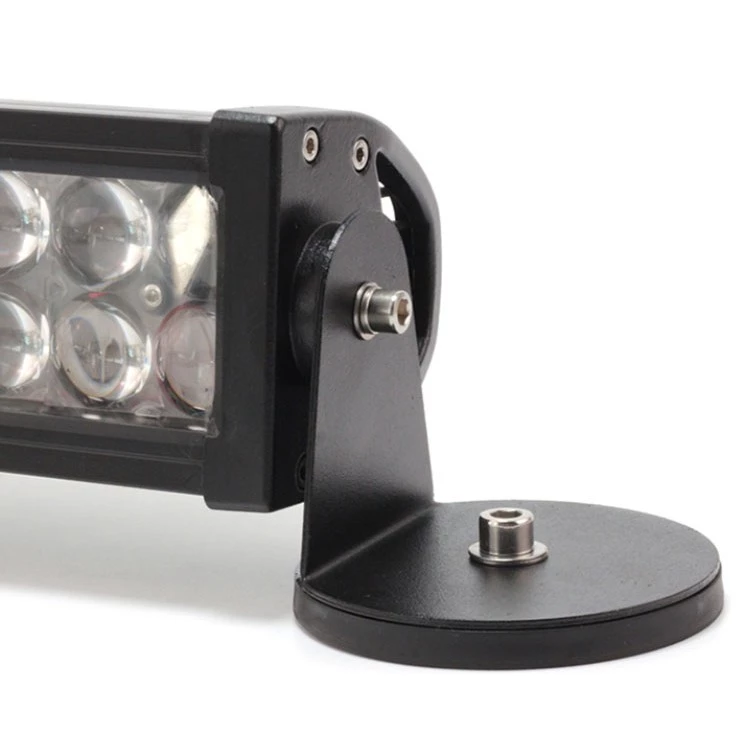 【高總裁LED 】台灣現貨 車頂燈支架 單支L款小盒 包膠強磁支架 LED長條燈底座 車頂燈固定 磁鐵支架 越野車