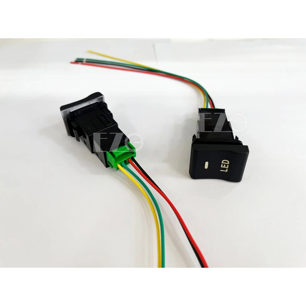 【高總裁LED 】台灣現貨 HINO 日野 新六期 500 700 24V LED 燈按鍵開關 儀表板 盲孔開關