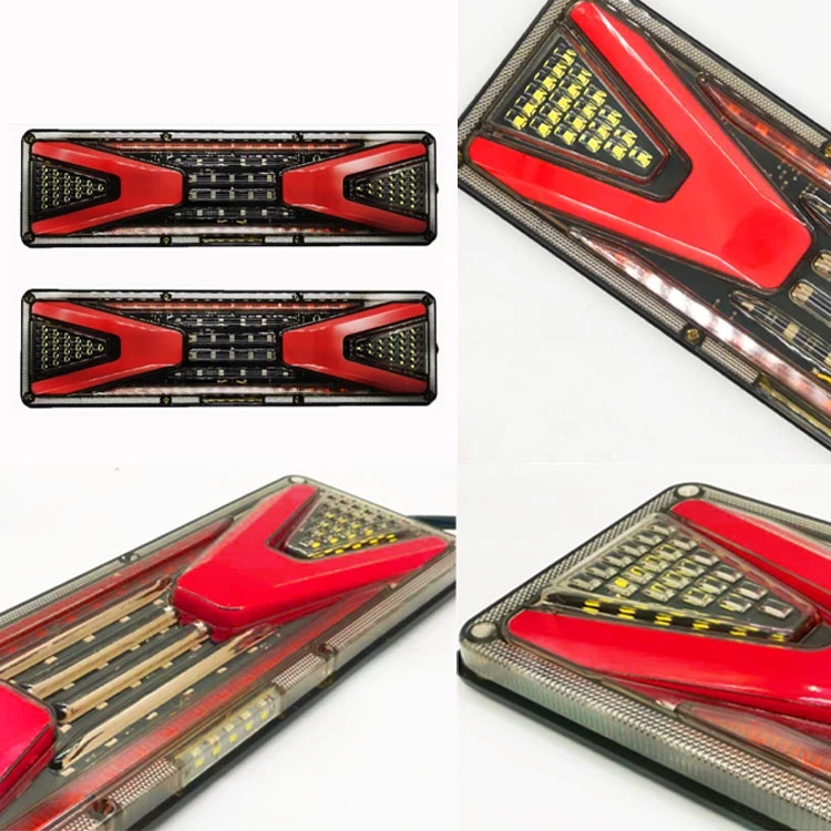 【高總裁LED 】台灣現貨 LED流水導光尾燈 雙V系列 流水方向燈 倒車燈 煞車燈 尾燈 爆閃警示燈 霹靂遊俠