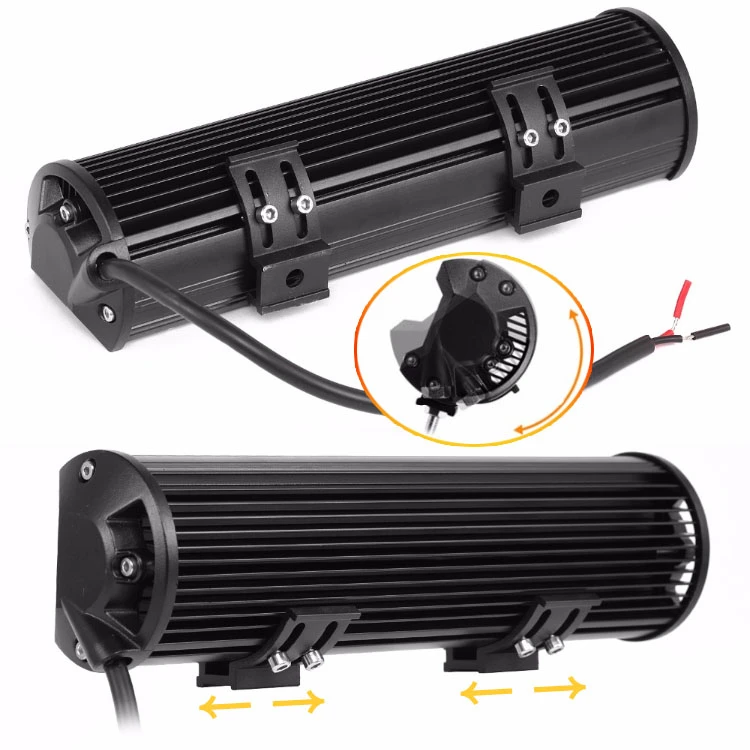 【高總裁LED 】台灣現貨 144W雙排工作燈黃光 白光 防水 12V 24V 照明 照輪 照地 探照燈