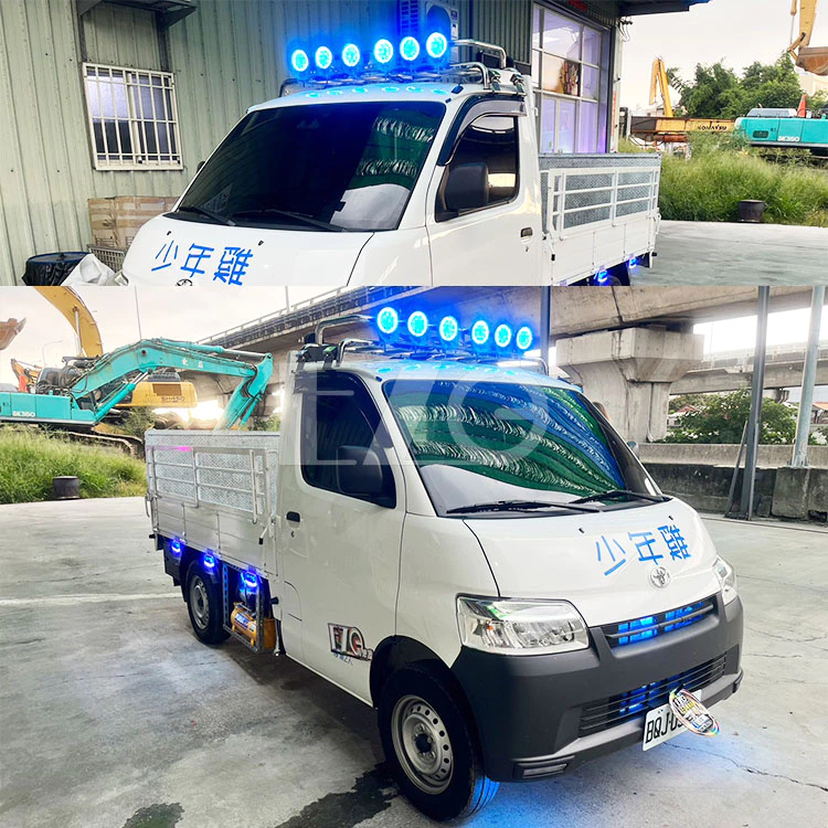 【高總裁LED 】台灣現貨 LED 27W 光圈燈 圓形工作燈 12~24V 9燈珠 彩色燈 照明燈 前照燈 工作燈