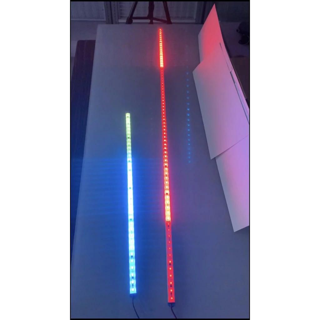 【高總裁LED 】台灣現貨 LED 七色幻彩跑馬燈條 24V 100公分 軟燈條 硬燈條 防水 彩色燈 改裝 爆亮