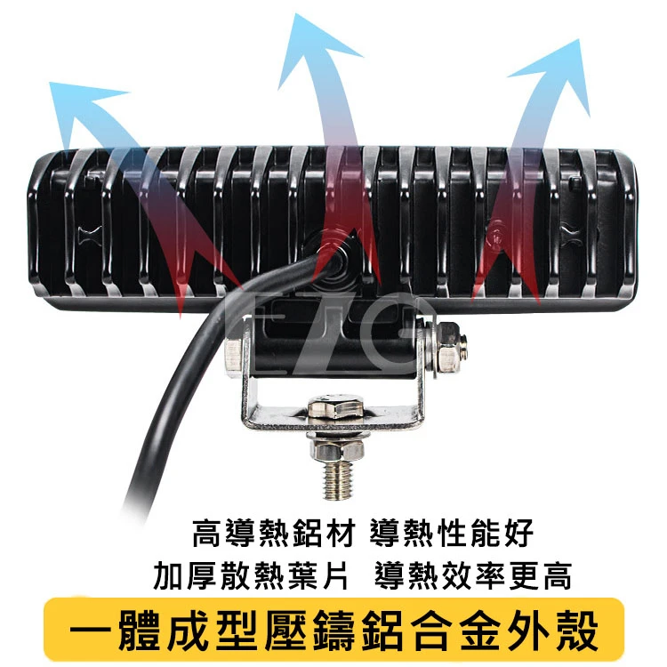 【高總裁LED 】台灣現貨 30W日行燈 遠近光 白光 單排 工作燈 霧燈 防水 12~24V LED 長條射燈