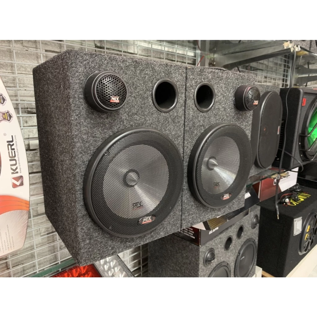 【高總裁LED 】台灣現貨 音箱分離式喇叭 MTX 6.5吋 分音喇叭 子彈頭 高音 低音 重低音喇叭 揚聲器