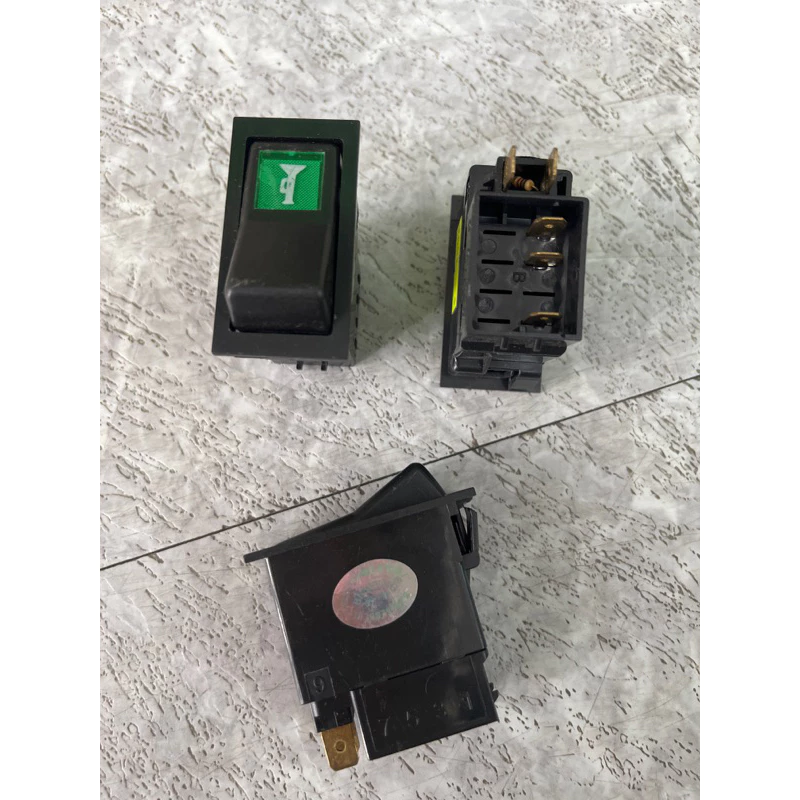 【高總裁LED 】台灣現貨 翹板開關 按鈕開關 一檔5腳 三檔7腳 單向按鈕 喇叭開關led開關 指示燈 12~24V