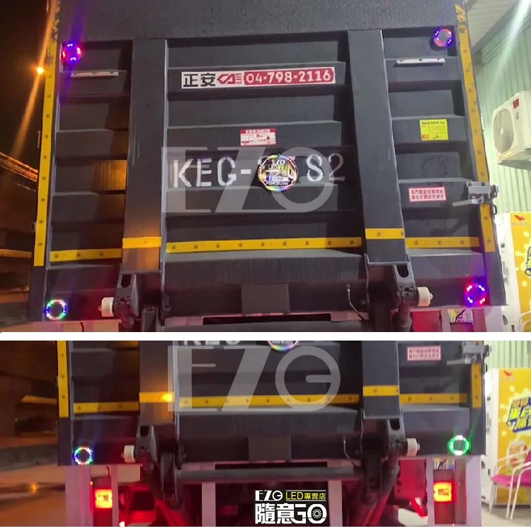 【高總裁LED 】台灣現貨 第三代太陽能觸控爆閃燈 七彩警示燈 LED燈 免接線 強磁吸 防追尾 警示燈 夜間閃光