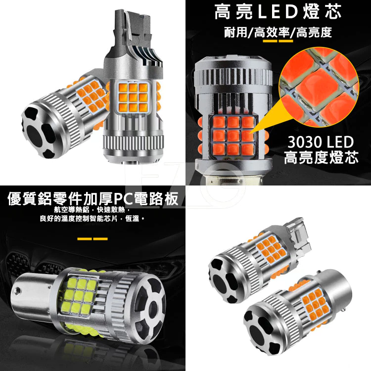 【高總裁LED 】台灣現貨 36LED 帶風扇 12~24V 照明燈 散熱好 解碼 高亮 1156 1157 T20