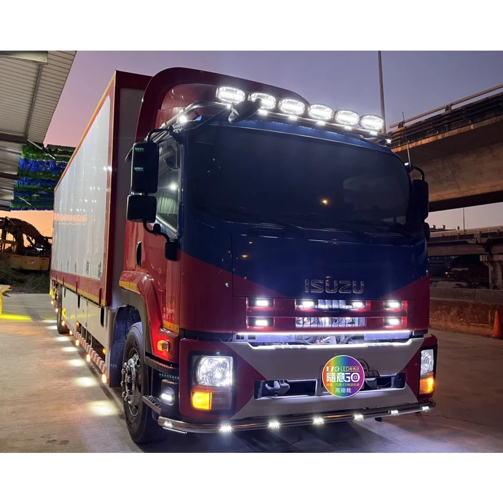 【高總裁LED 】台灣現貨 4LED 側邊燈�12V 24V �防水邊燈 側標誌燈 信號燈 輔助燈 警示燈 邊燈