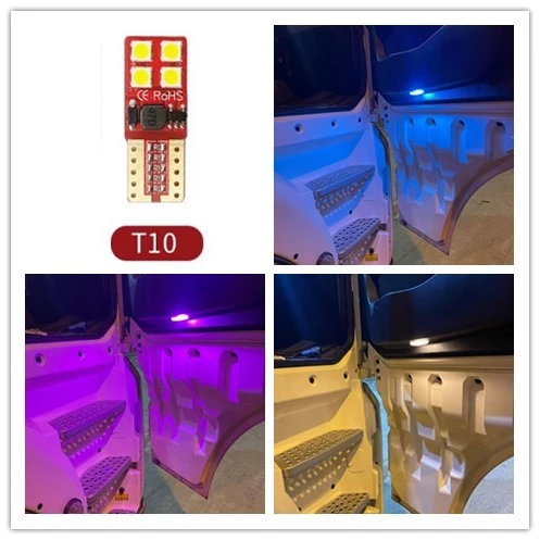 【高總裁LED 】台灣現貨LED客製化/改裝車燈/幻彩燈條硬燈條/T10燈/七彩跑馬燈單色燈粉紫冰藍 氣氛燈