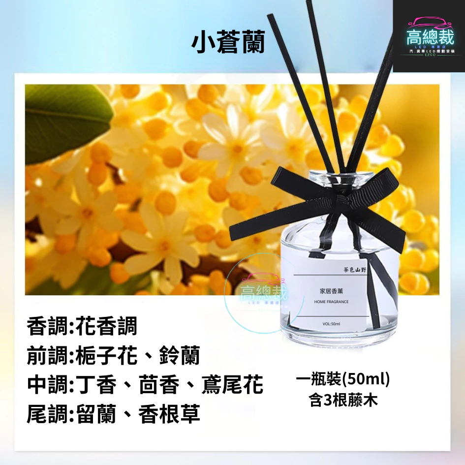 Tw現貨 居家室內擴香瓶 網紅商品 汽車香水 車用香薰 室內香水 芳香劑 除異味 汽車 除臭 高總裁LED 無火擴香