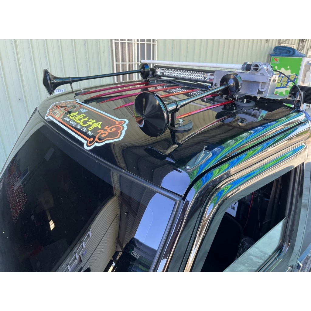 【高總裁LED 】台灣現貨 MAN 原廠氣喇叭 汽笛喇叭 超響 12V 24V 高低音 氣喇叭 MAN喇叭