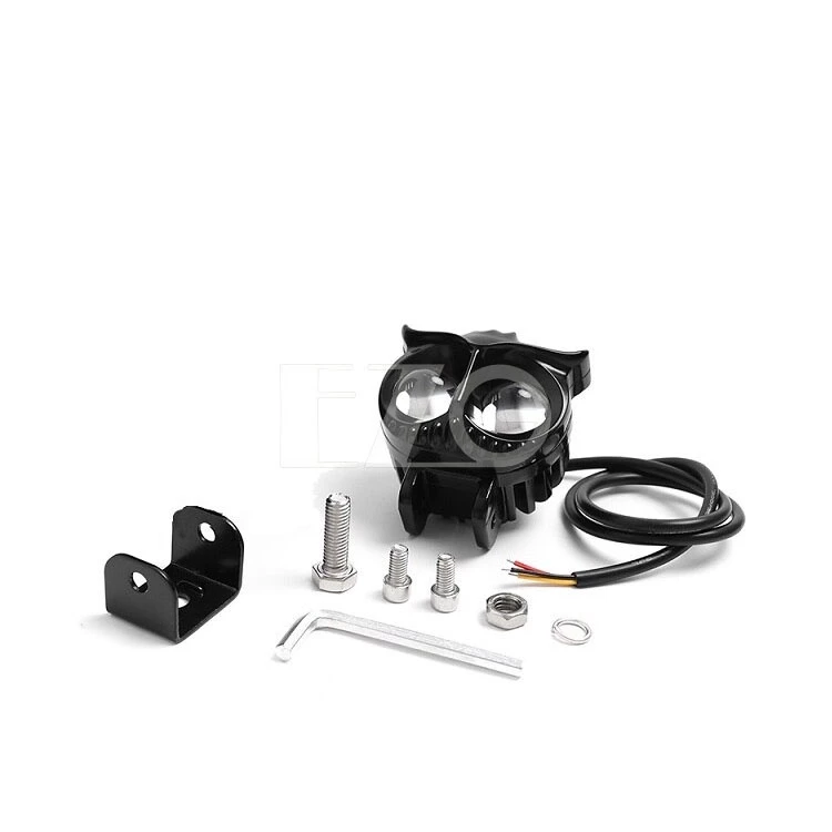 30W 貓頭鷹工作燈 雙色燈 白光 黃光 雙燈珠 霧燈 12V 24V LED 電子發票含稅 高總裁LED