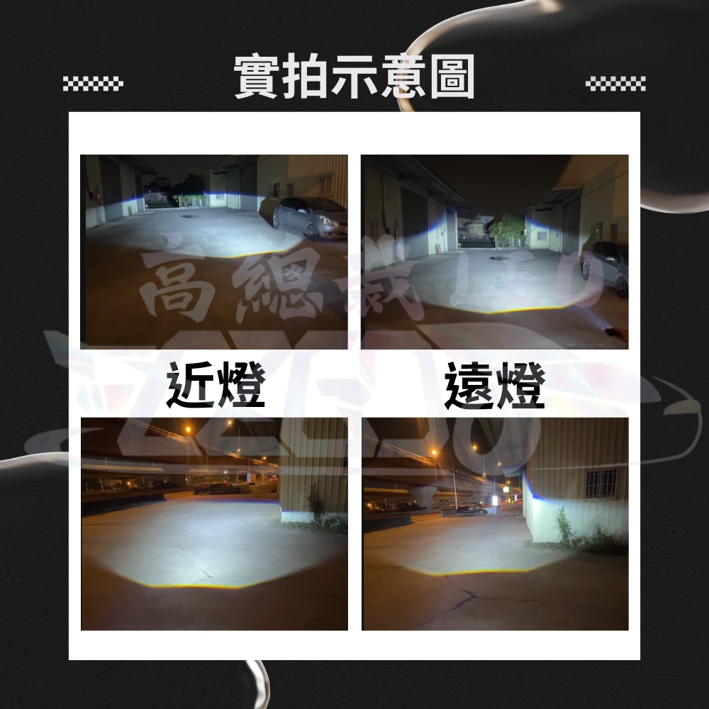【高總裁LED 】台灣現貨 LED 中網燈 白光 遠近燈 遠近光 魚眼 三燈珠  12V~24V