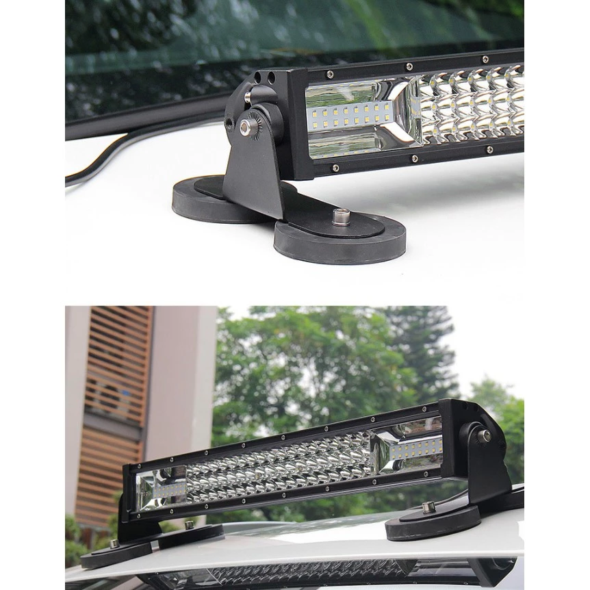 【高總裁LED 】台灣現貨 車頂燈支架 L款 包膠強磁支架 LED長條燈底座 車頂燈固定 磁鐵支架 改裝越野車